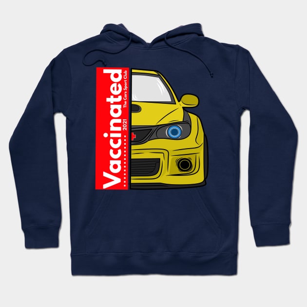 The Cars Sport Club Vaccinated Hoodie by AchioSHan